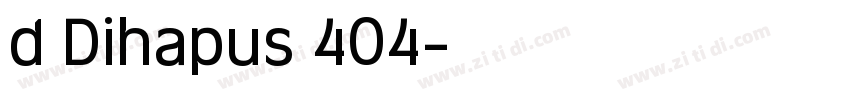 d Dihapus 404字体转换